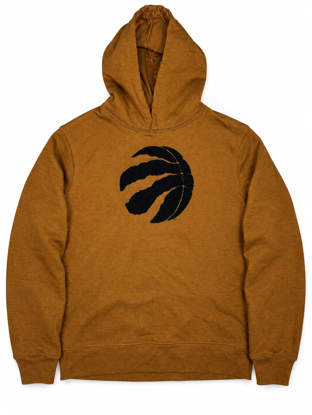 NBA Boys' Brown Hoodie Sweatshirt with Black Logo, Size XL